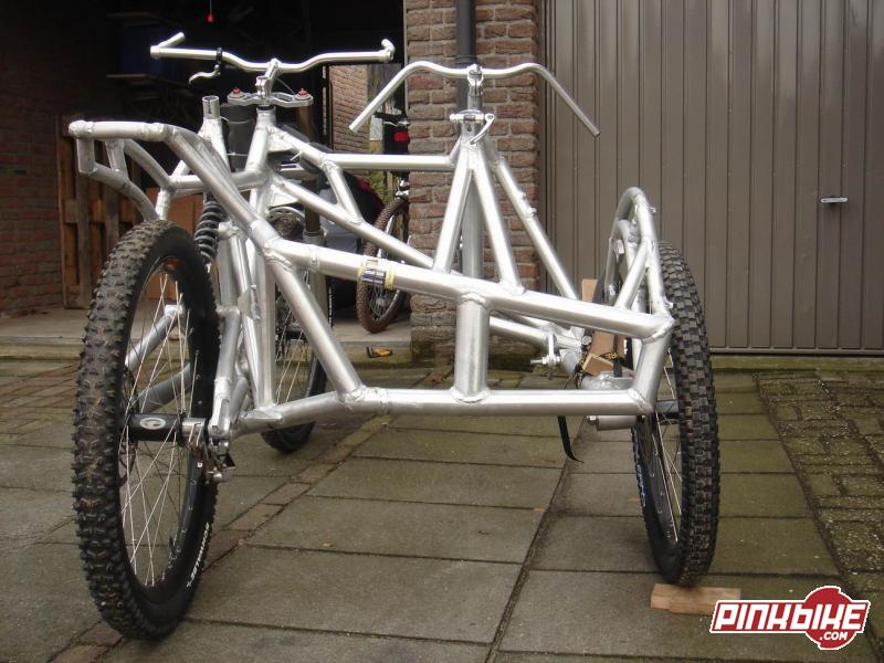 mountain bike with sidecar